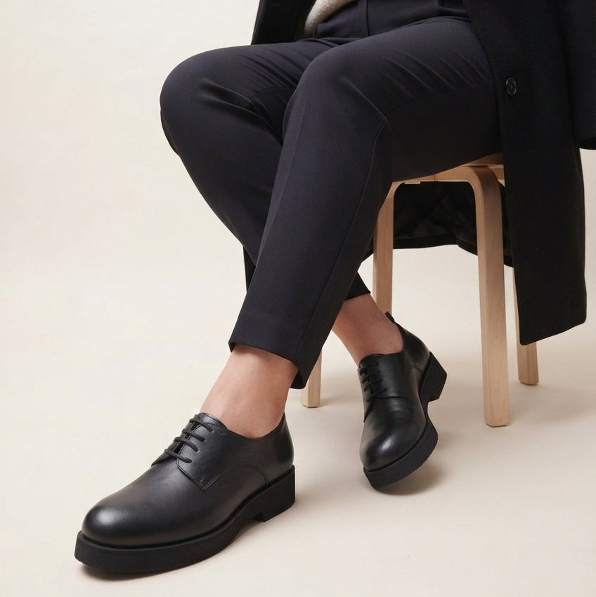 Grazia Derby Stringate Nero