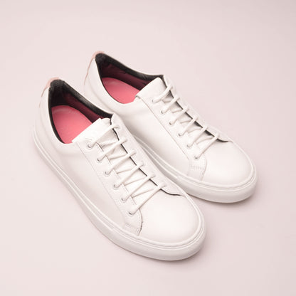 Agnese Bianco-Cipria fodera nera