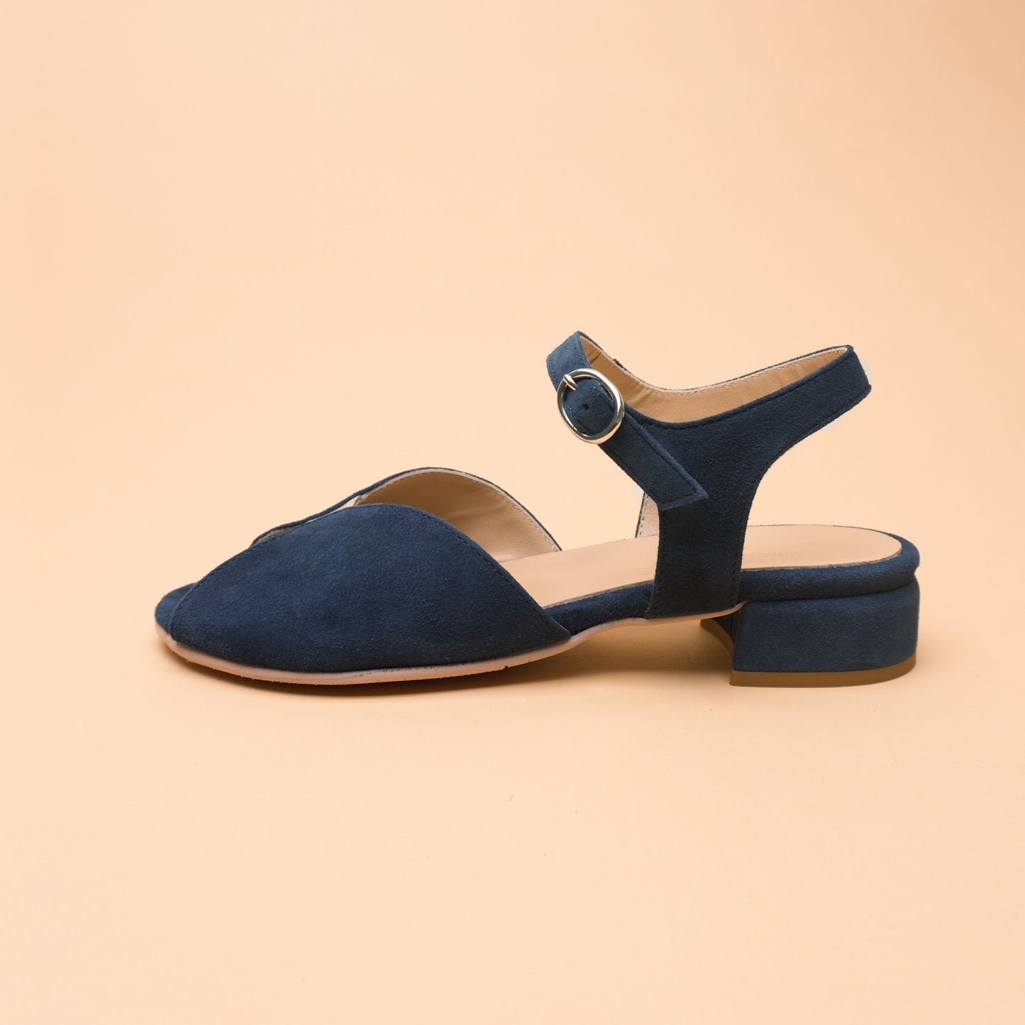 Sandalo Clodia blu e argento