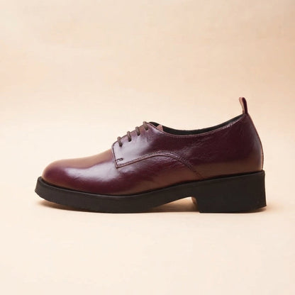 Grazia Derby Stringate Bordeaux