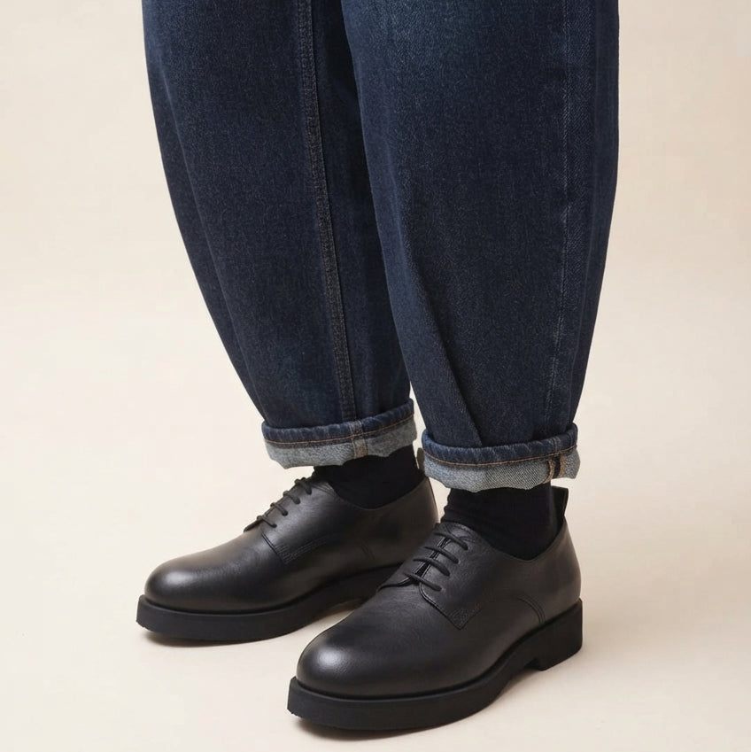 Grazia Derby Stringate Nero