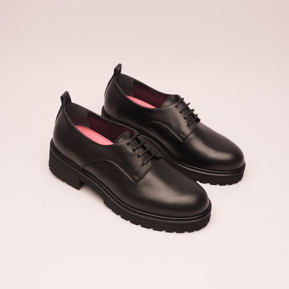 Grazia Derby Stringate Nere