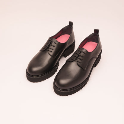 Grazia Derby Stringate Nere