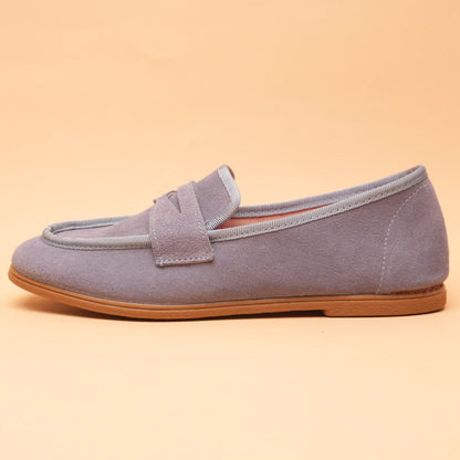 Mocassino Linda soft Azzurro polvere