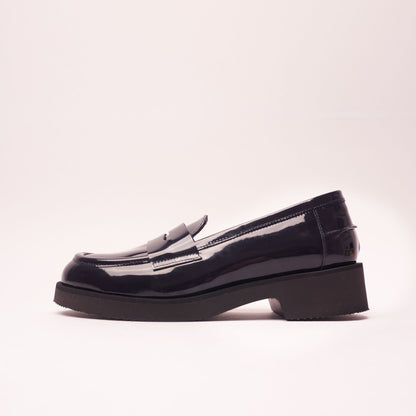 Linda 2.0 Mocassino Blu Abrasivato