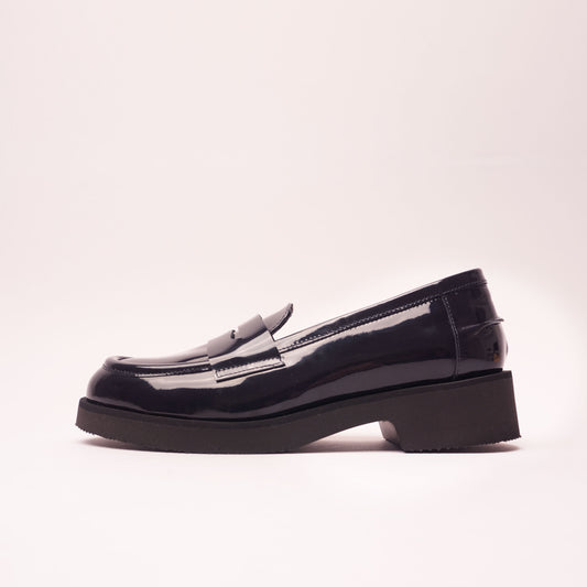 Linda 2.0 Mocassino Blu Abrasivato
