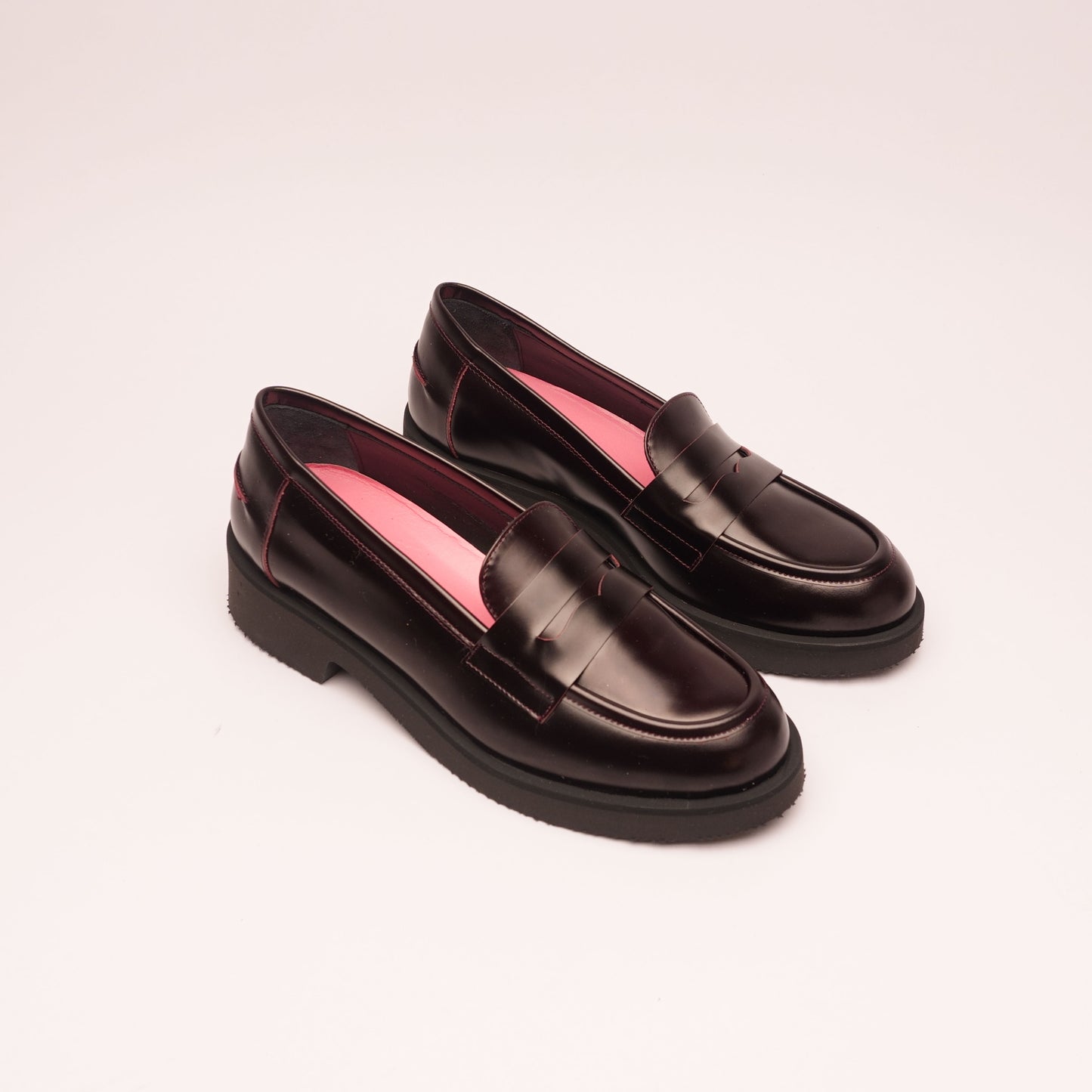 Linda 2.0 Mocassino Bordeaux Abrasivato