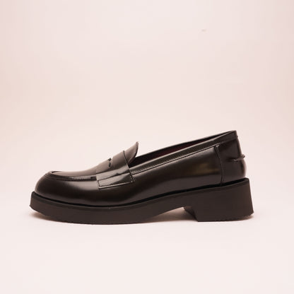 Linda 2.0 Mocassino Nero Abrasivato
