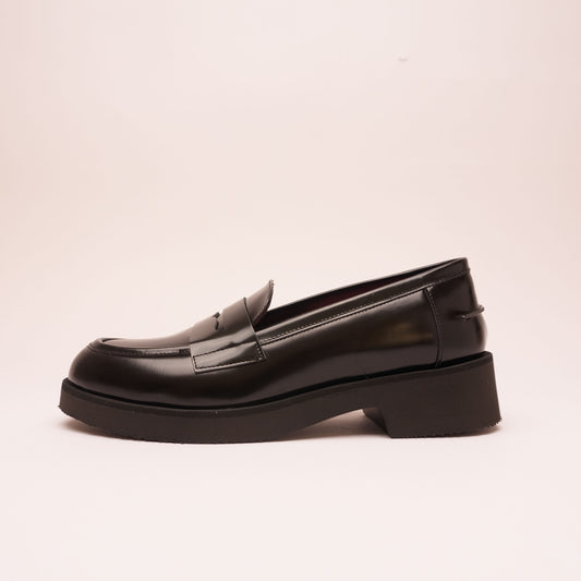 Linda 2.0 Mocassino Nero Abrasivato