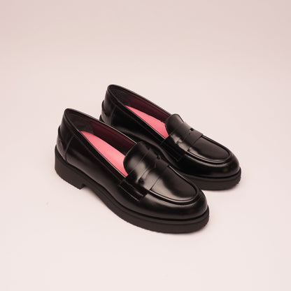 Linda 2.0 Mocassino Nero Abrasivato