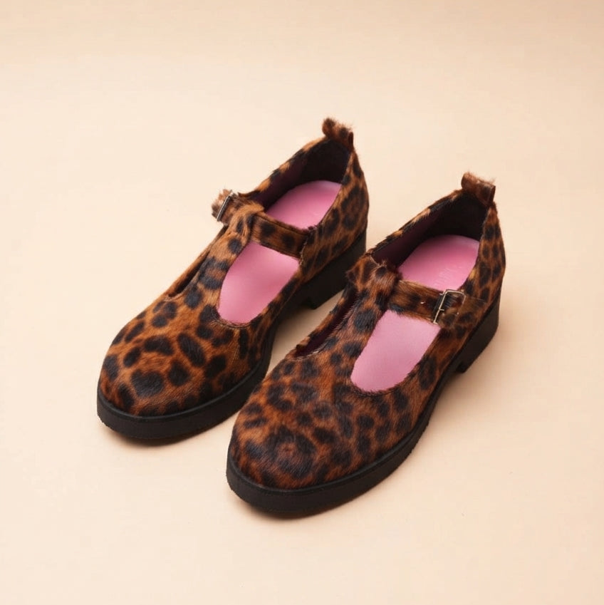 Flaminia Mary Jane Cinturino a T Leopardato