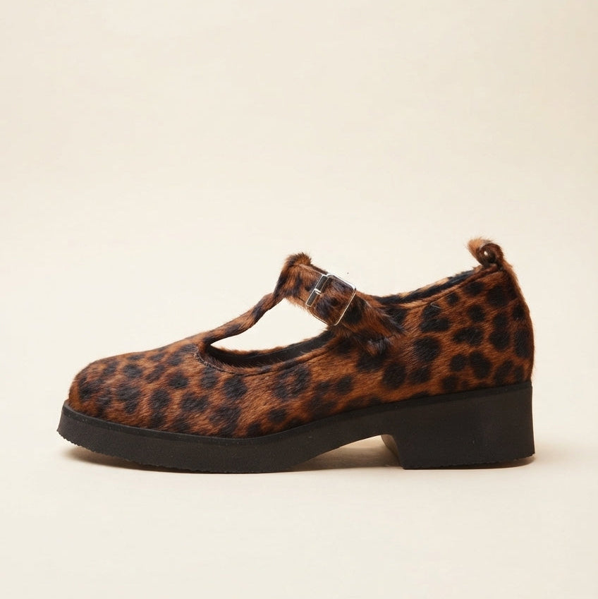 Flaminia Mary Jane Cinturino a T Leopardato