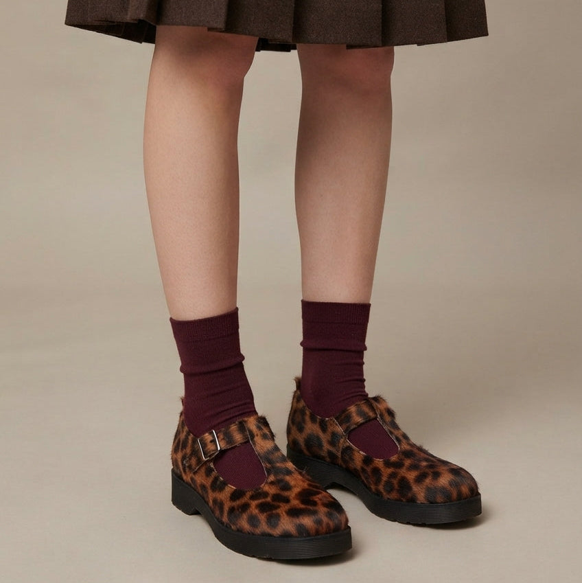 Flaminia Mary Jane Cinturino a T Leopardato