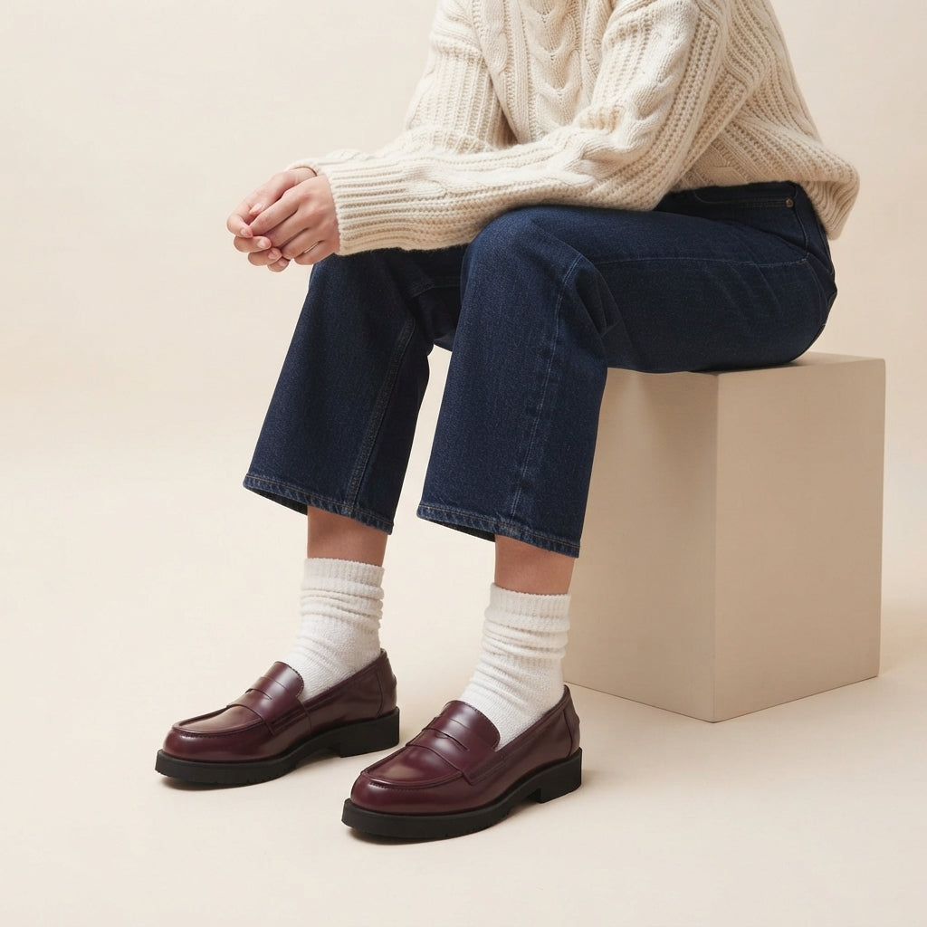Linda 2.0 Mocassino Bordeaux