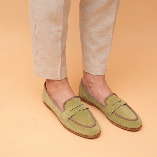 Mocassino Linda soft Wasabi