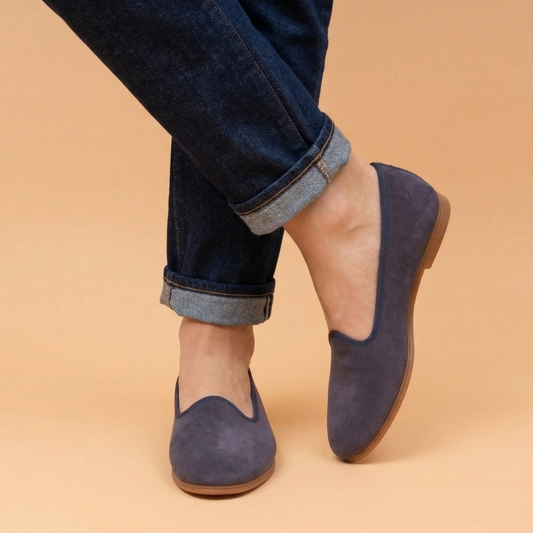 Friulane pelle Blu Chiaro