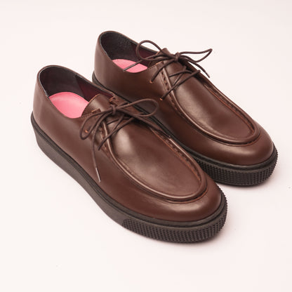 Sofia 2.0 Mocassino Sneakers Stringato tabacco